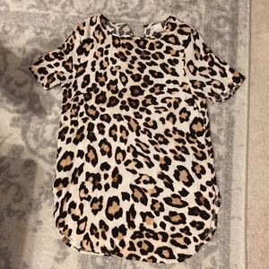 Leopard Print Blouse